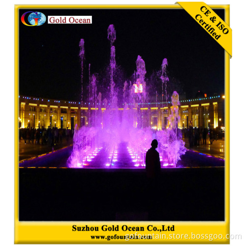 Large Outdoor Water Fountains LED Fountain Nozzle Light